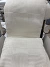 Sesli Comfort Beyaz Skoç Pamuk Örme Battaniye 200x220 Çift Kişilik Battal