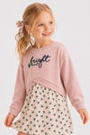 BNG32 KIZ ÇOCUK SWEAT ELBİSE 