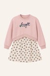 BNG32 KIZ ÇOCUK SWEAT ELBİSE 