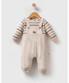 ERKEK BEBEK COLORFULL SALOPET BEJ