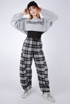 KIZ ÇOCUK 2'Lİ  COLLECTIVE YAZILI SWEATSHİRT  GRİ