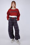 KIZ ÇOCUK COLLECTIVE YAZILI SWEATSHIRT BORDO