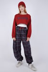 KIZ ÇOCUK COLLECTIVE YAZILI SWEATSHIRT BORDO