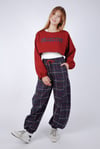 KIZ ÇOCUK COLLECTIVE YAZILI SWEATSHIRT BORDO