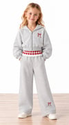 KIZ ÇOCUK RUBY RUFFELLS LEG TRACK PANTOLON GRİ