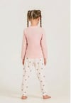 KIZ ÇOCUK SWEAT PİJAMA TAKIMI  PEMBE