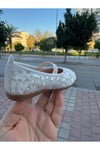 LASTİK BANTLI PULLU BEYAZ BABET
