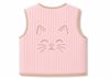 QNK296PL04 LİTTLE KİTTY KAPUTENE  YELEK PEMBE
