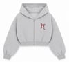 QNK296PL04 PUPPY DREAM KAPŞONLU SWEATSHİRT GRİMELANJ