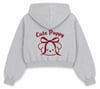 QNK296PL04 PUPPY DREAM KAPŞONLU SWEATSHİRT GRİMELANJ