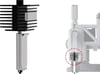 Bambu Lab 3D Yazıcı Aksesuarları 0.2mm Sertleştirilmiş Çelik Nozul [a2L/a1/a1 Mini Için Geçerlidir]