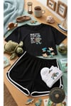 %100 Pamuklu Kadın Pijama Takımı | Çorap Hediyeli!