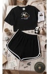 %100 Pamuklu Kadın Pijama Takımı | Çorap Hediyeli!