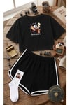 %100 Pamuklu Kadın Pijama Takımı | Çorap Hediyeli!
