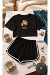 %100 Pamuklu Kadın Pijama Takımı | Çorap Hediyeli!