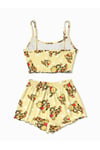 Albedo Favela Trend Askılı Şort Winnie The Pooh Baskılı Basklı Pijama Takımı