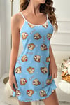 Ardilla Dolce Trend Gecelik Squirrel Poom Baskılı Pijama Takımı