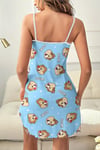 Ardilla Dolce Trend Gecelik Squirrel Poom Baskılı Pijama Takımı