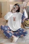 Bahd Deer Süpersoft Kadın Pijama Takımı 2992