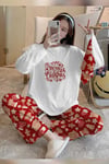 Bahd Merry 2 Süpersoft Kadın Pijama Takımı 2997