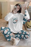 Bahd Sheep4 Buona Notte White Süpersoft Kadın Pijama Takımı 3671