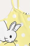 Cozy Favela Trend Askılı Şort Bunny Baskılı Pijama Takımı