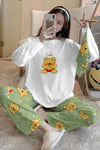 Hunny Bahd Trend Sweatshirt Pantolon Pooh Baskılı Pijama Takımı