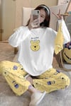 Hunny2 Bahd Trend Sweatshirt Pantolon Pooh Baskılı Pijama Takımı