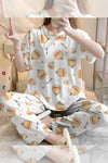Kısa Kollu Pijama Takımı Duck9 Supersoft Basic Süprem