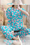 Kısa Kollu Pijama Takımı EnjoySummer IceCream Supersoft Basic Süprem