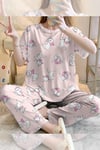 Kısa Kollu Pijama Takımı Marie Cat Supersoft Basic Süprem