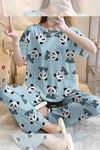 Kısa Kollu Pijama Takımı Panda Hello Supersoft Basic Süprem