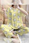 Kısa Kollu Pijama Takımı Rabbit Supersoft Basic Süprem