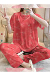 Kısa Kollu Pijama Takımı Tom And Jerry Red Supersoft Basic Süprem
