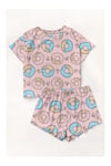 Kısa Kollu Şort Pijama Takımı Donut Supersoft Basic Süprem