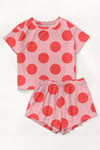 Kısa Kollu Şort Pijama Takımı GoodNight Red Supersoft Basic Süprem