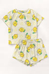 Kısa Kollu Şort Pijama Takımı Lemon11 Supersoft Basic Süprem