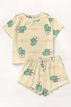 Kısa Kollu Şort Pijama Takımı LovelyCactus Supersoft Basic Süprem