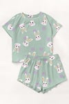 Kısa Kollu Şort Pijama Takımı Rabbit1 Supersoft Basic Süprem