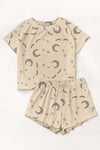 Kısa Kollu Şort Pijama Takımı Sweet Dreams Supersoft Basic Süprem