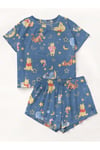 Kısa Kollu Şort Pijama Takımı Winnie The Pooh Supersoft Basic Süprem