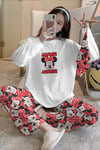 Maus Bahd Trend Sweatshirt Pantolon Minnie Mouse Baskılı Pijama Takımı