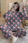 Uzun Kollu Pijama Takımı Minnie Blue Supersoft Basic Süprem