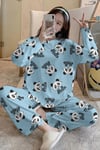 Uzun Kollu Pijama Takımı Panda Hello Supersoft Basic Süprem