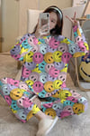 Uzun Kollu Pijama Takımı SmileRenk SuperSoft Basic Suprem