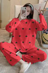 Uzun Kollu Pijama Takımı WereAllİnThisTogether SuperSoft Basic Suprem