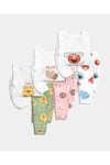 Winter 3 Adet Pooh, Bear Ve Kurabiye3 Uzun Kollu Pijama Takımı