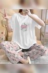 Zezecim Believe Süpersoft Kısa Kollu Pijama Takımı