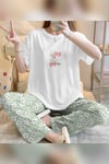 Zezecim See Love Süpersoft Kısa Kollu Pijama Takımı