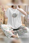 Zezecim Worry Süpersoft Kısa Kollu Pijama Takımı